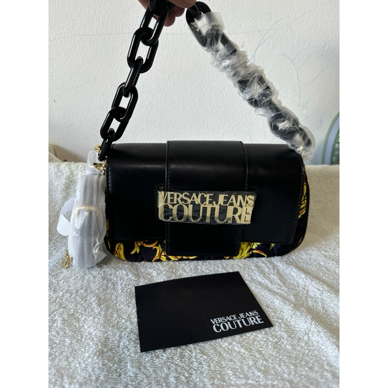 Versace Sketch Couture Mini Bag Black-Gold