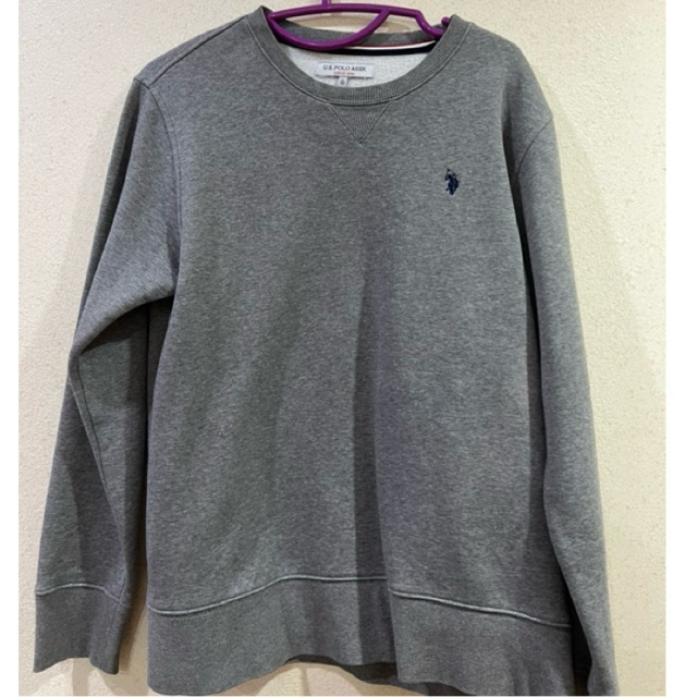 US Polo sweater สีเทา