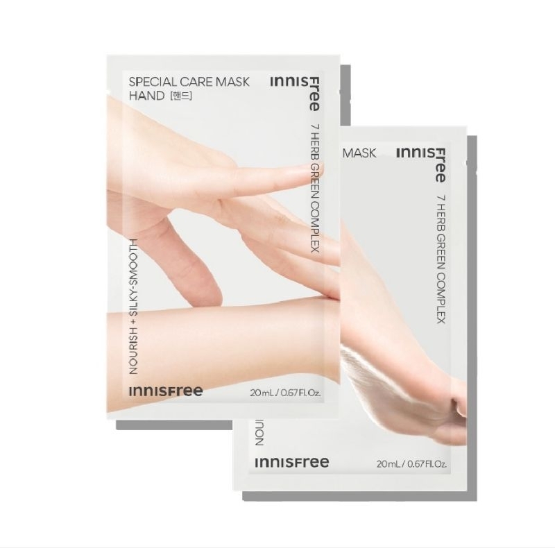 (ในไลฟ์ลด50%)*ของแท้*พร้อมส่ง*ส่งไว*Innisfree Special Care Mask Hand /Foot 20ml.