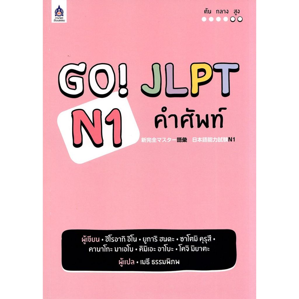 DKTODAY หนังสือ GO! JLPT N1 คำศัพท์