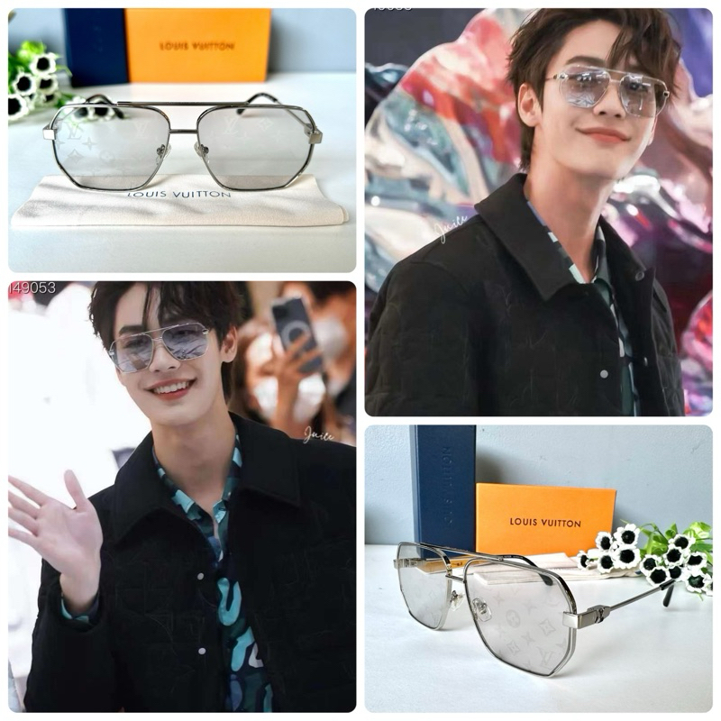 แว่นตากันแดด L*UIS VUITTON ใหม่ ทรงเหลี่ยม