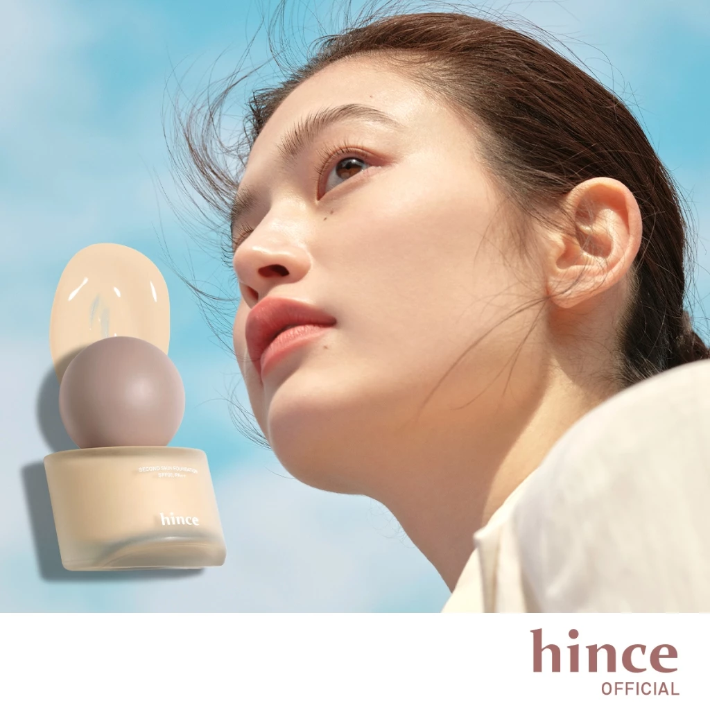 hince Second Skin Foundation (4 shades) | hince Official Store l ฟาวเดชั่น รองพื้น เครื่องสำอาง ปกปิดได้ดีเรียบเนียน