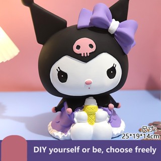 Rex  TT การตกแต่งโต๊ะ6-11 นิ้วตุ๊กตาระบายสี DIY กระปุกออมสิน…