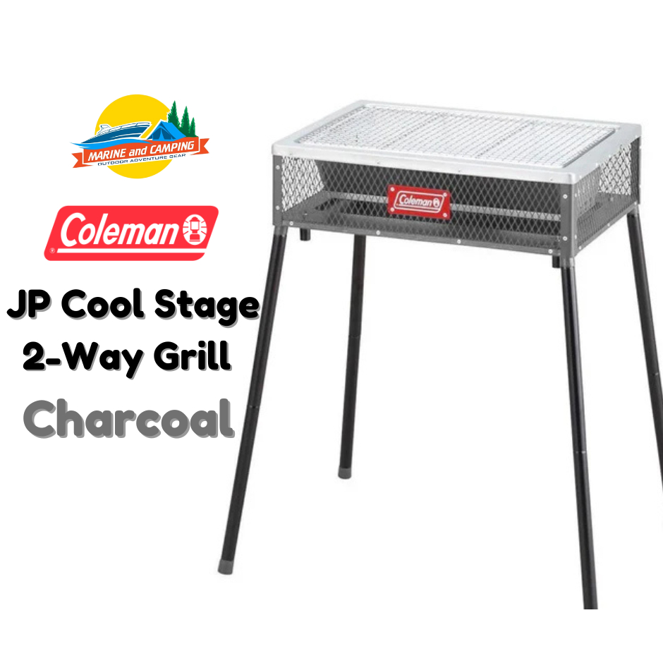 Coleman JP Cool Stage 2-Way Grill Charcoal เตาย่าง BBQ สีใหม่ล่าสุดปี2024