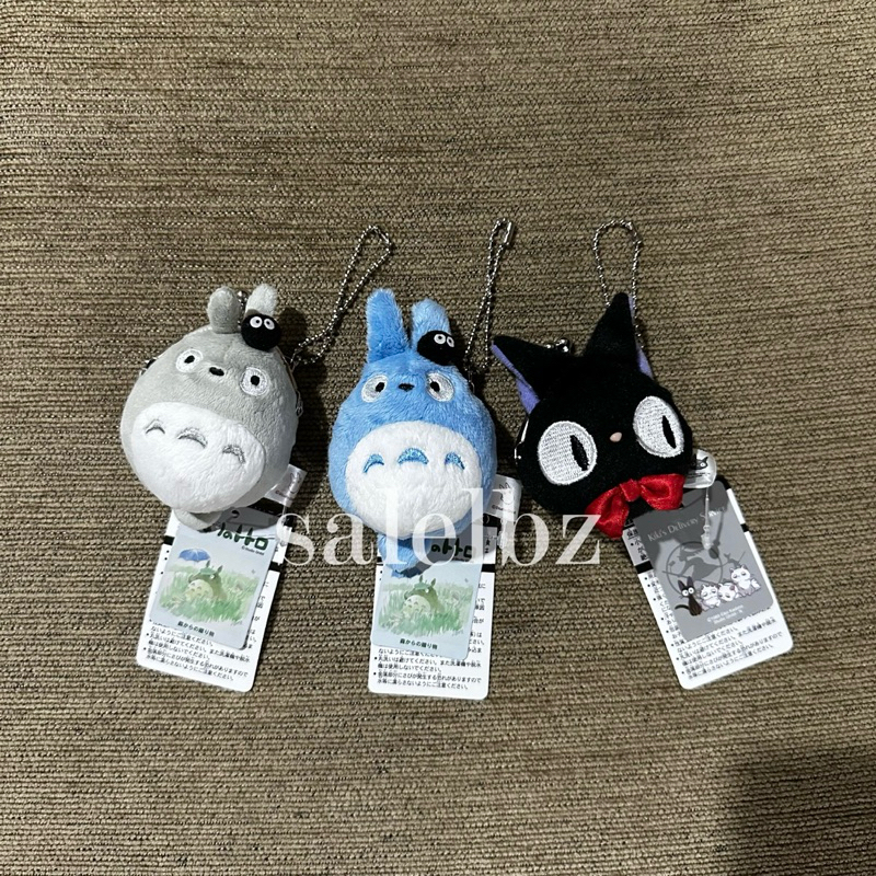 พวงกุญแจป๊อกแป๊กจิบลิ Ghibli Totoro Jiji จาก Kiki’s Delivery Service