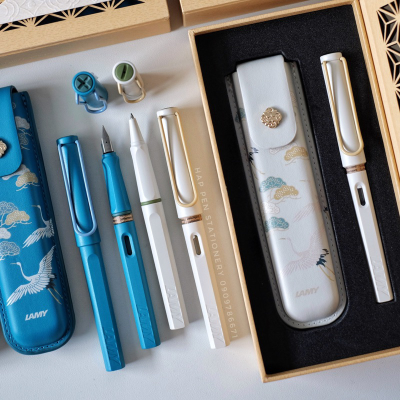 **พรีออเดอร์ค่ะ ไม่มีในไทย** LAMY safari Song Dynasty 2024 ปากกา ลามี่ ฟ้าคลิปฟ้า ขาวคลิปเหลือง