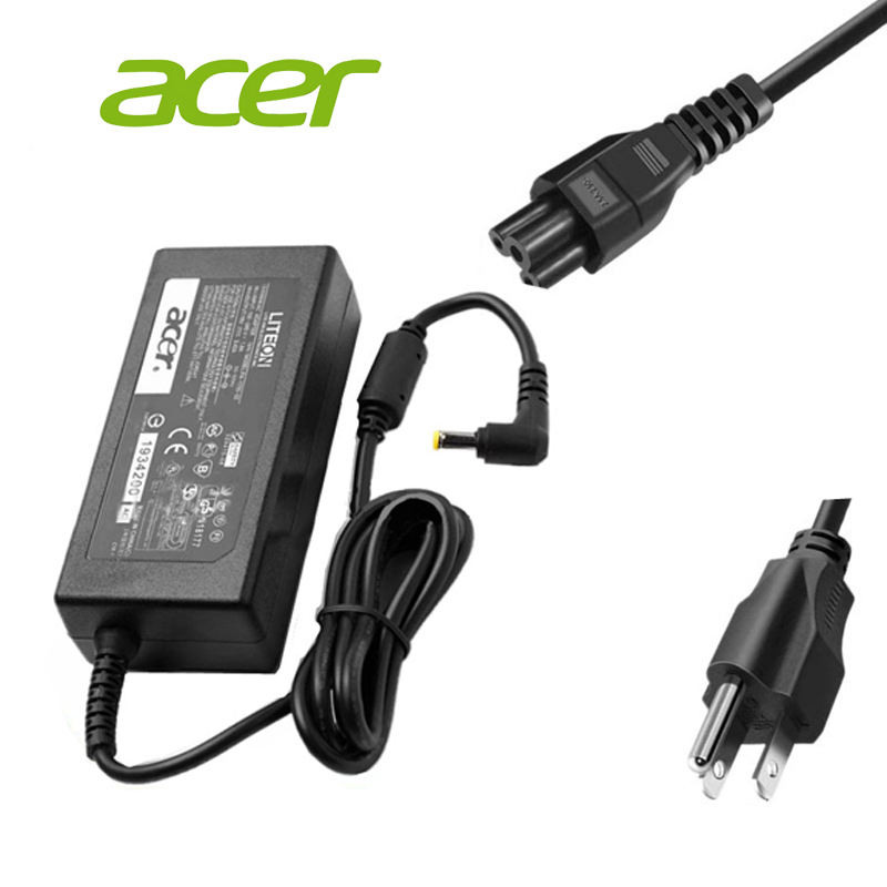 ACER อะแดปเตอร์ 65W 19V 3.42A 5.5x1.7mm เข้ากันได้กับ