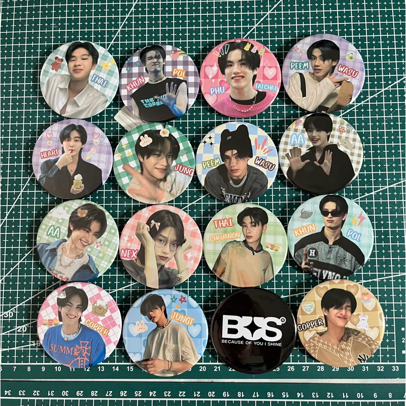 🌻เข็มกลัดน้องBus[บัส] ขนาด58mm💫