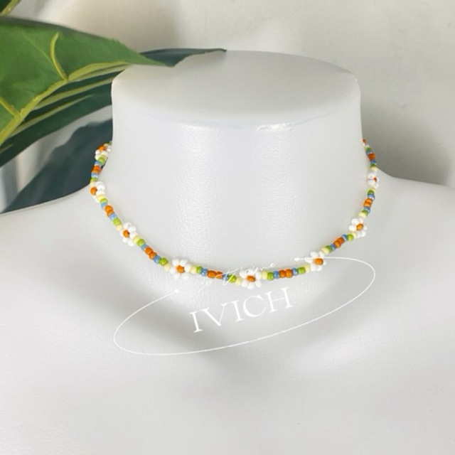 พร้อมส่ง!!!!✨✨สร้อยคอลูกปัด สร้อยคอแฟชั่น diy☺️🌈