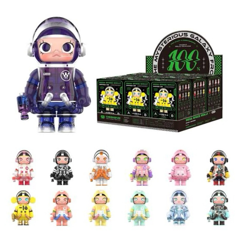 (พร้อมส่งในไทย) Secret POP MART Molly Space 100% V.2 Meta เมต้า มอลลี่ พร้อมส่งของแท้ 100%