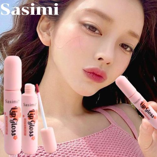 Sasimi Lip gioss Matte & Velvet  S-91011 ลิปจิ้มจุ่ม เนื้อแมตต์ ให้ความชุ่มชื้น สีจริงสวยสด ไม่หลุดง