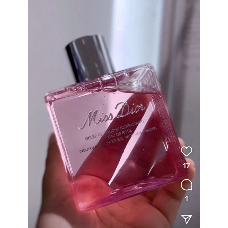 เจลอาบน้า🌹  Miss Dior Indulgent Shower Gel ผสาน Rose Water 175 ml