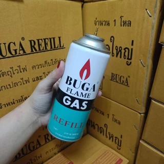 กระป๋องแก๊ส ใหญ่ 290 ml เล็ก132 ml Buga Flame GAS สำหรับเติมไฟแชค