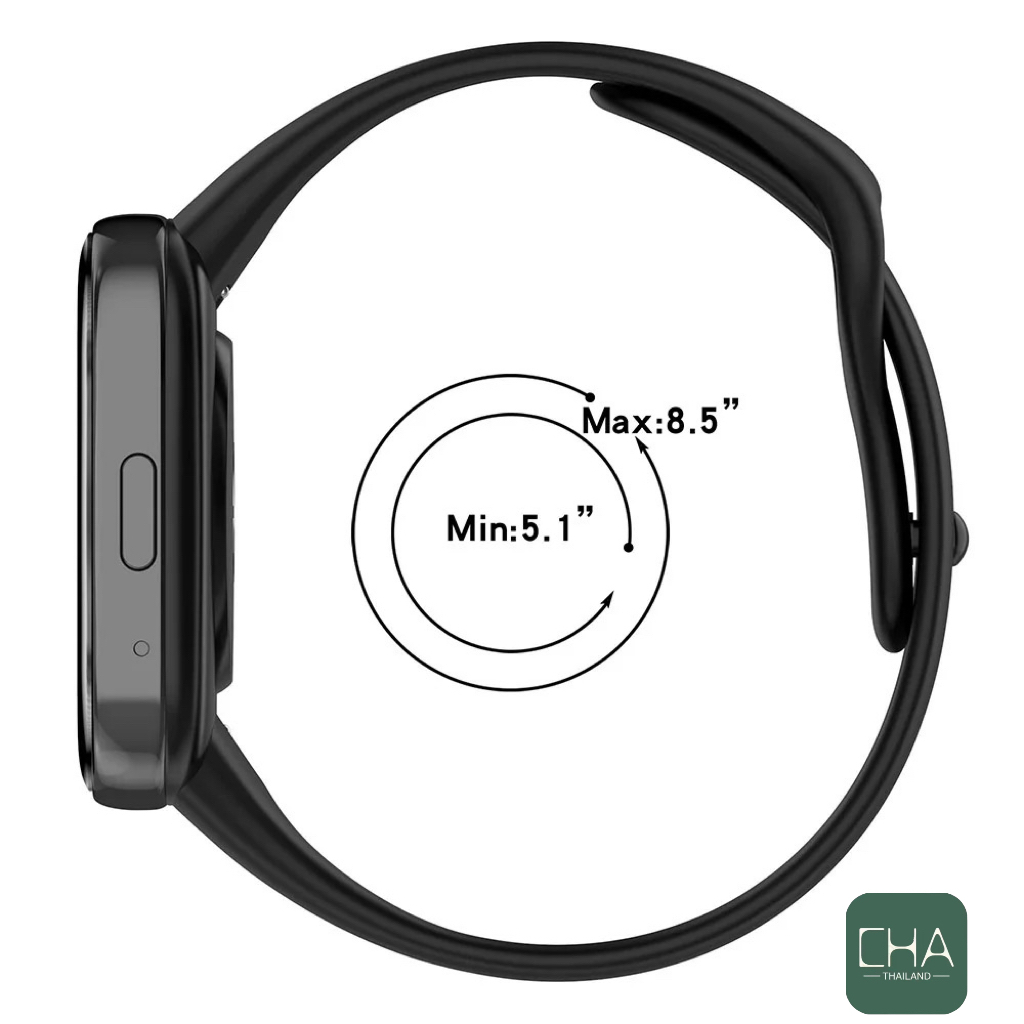 สายซิลิโคน สำหรับ Redmi Watch 3 Active / Lite สายรัดข้อมื กีฬาแบบถอดเปลี่ยนได้