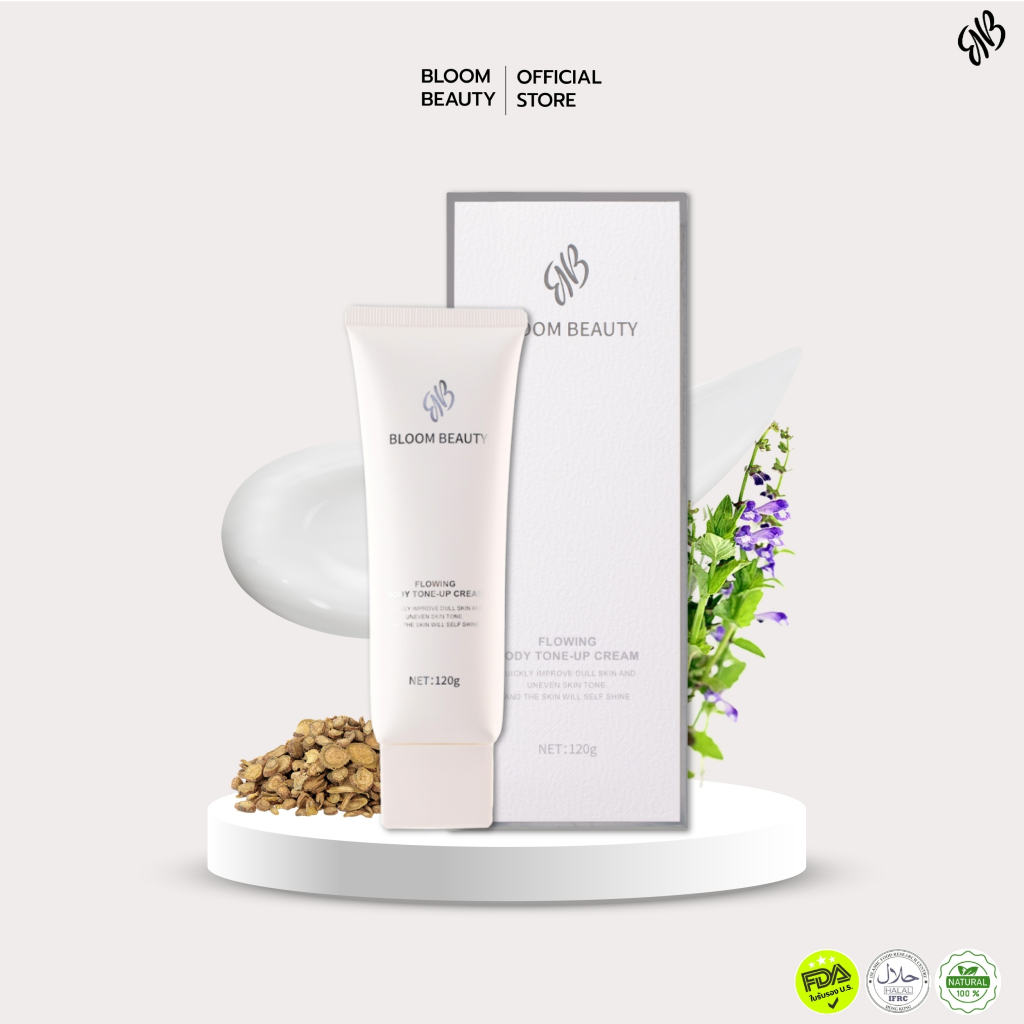 BLOOM BEAUTY tone up โลชั่นผิวขาว โทนอัพครีม ปรับผิวให้กระจ่างใส โทนอัพตัว กันน้ำกันเหงื่อ ติดทนนาน - รูปที่ 6