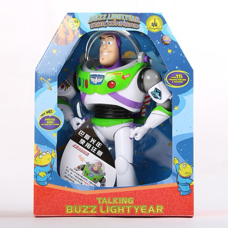 ทอย สตอรี่ บัซ ไลท์เยียร์ พูดได้ 15 ประโยค สูง 30 cm Buzz Lightyear Toy Story Talking Toy New!
