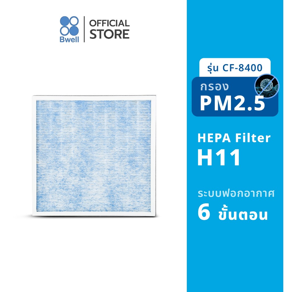 Bwell ชุดแผ่นฟอกอากาศ รุ่น CF-8400
