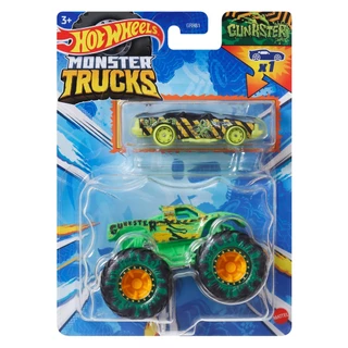 Hot Wheels Monster Trucks Die-cast Truck + Car มอนสเตอร์ทรัคส์รถเหล็ก+รถเล็ก GRH81 979P TH