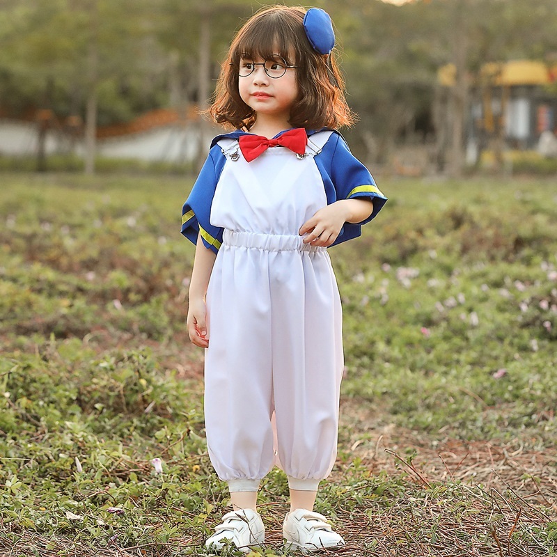 7C357 ชุดเด็ก ชุดเป็ด ชุดโดนัลด์ ดั๊ก Children  Duck Costume