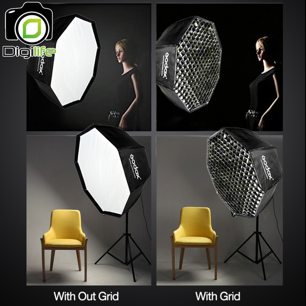 Godox Umbrella SB-UBW 95 cm. / SB-GUBW 95 cm. Octa Umbrella Grid Softbox ร่มซ๊อฟบ๊อก / Digilife Thailand