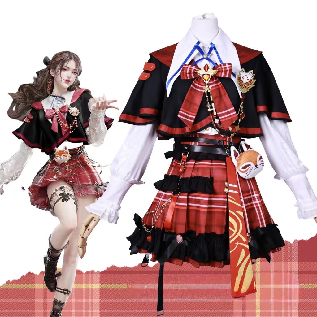 Forever Heist COS หยก Linglong cos ฤดูใบไม้ผลิ โหมโรง Yu Linglong คอสเพลย์เกมคู่ชุดเต็ม