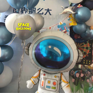 [ร้านไทย] - 🚀 ลูกโป่งฟอยล์นักบินอวกาศ ยานอวกาศ ใบใหญ่ ใบหนา [7 ตัวเลือก] 🚀