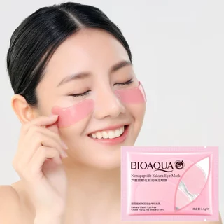 BIOAQUA มาส์กใต้ตา 4 สูตร มาส์กไฮโดรเจล แผ่นมาส์กใต้ตา สำหรับคนที่มีปัญหาใต้ตาดำ ตาบวม ถุงใต้ตา