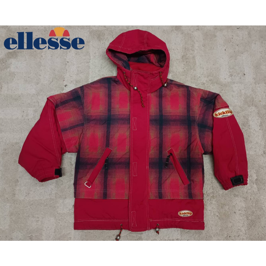 เสื้อเล่นสกีเด็ก เสื้อกันหนาวติดลบเด็ก children's ski shirt เสื้อกันหิมะเด็ก แบรนด์ ELLESSE มือ 2 ขอ