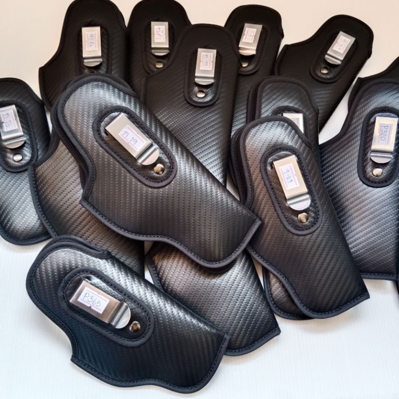 ซองพกในหนังเทียมแบบลาย สำหรับพกด้านในกางเกง(ถนัดขวา)