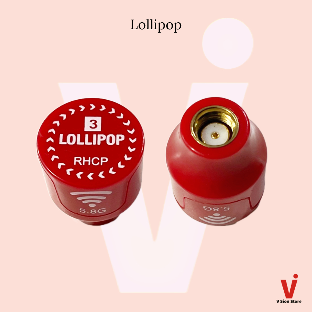 พร้อมส่ง Lollipop V3 Wireless Antenna 5.8 G RHCP ขายคู่