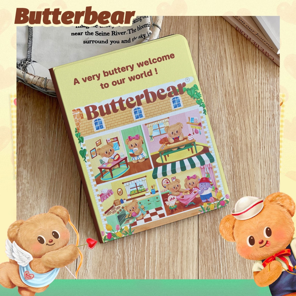 พร้อมส่ง เคสไอแพด ButterBear Air6 2024 Air5 Gen9 เคส ipad 10.9 case iPad Pro11นิ้ว Gen6/5 9.7 MINI6 Air1 Air2