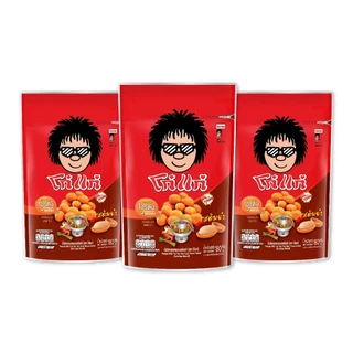 โก๋แก่ถั่วลิสงเคลือบรสชาติต้มยำซองตั้ง180g (3 ซองตั้ง)