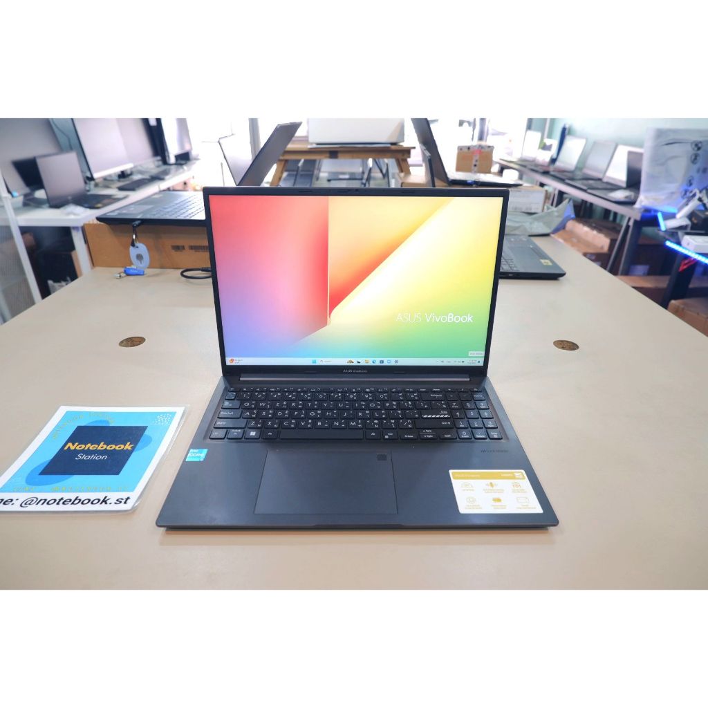 Asus Vivobook 16 i3-1215U Ram8 SSD256 จอ16 FHD+ สเปคดี หน้าจอใหญ่ เครื่องบางเบา พร้อมประกันศูนย์ ราค