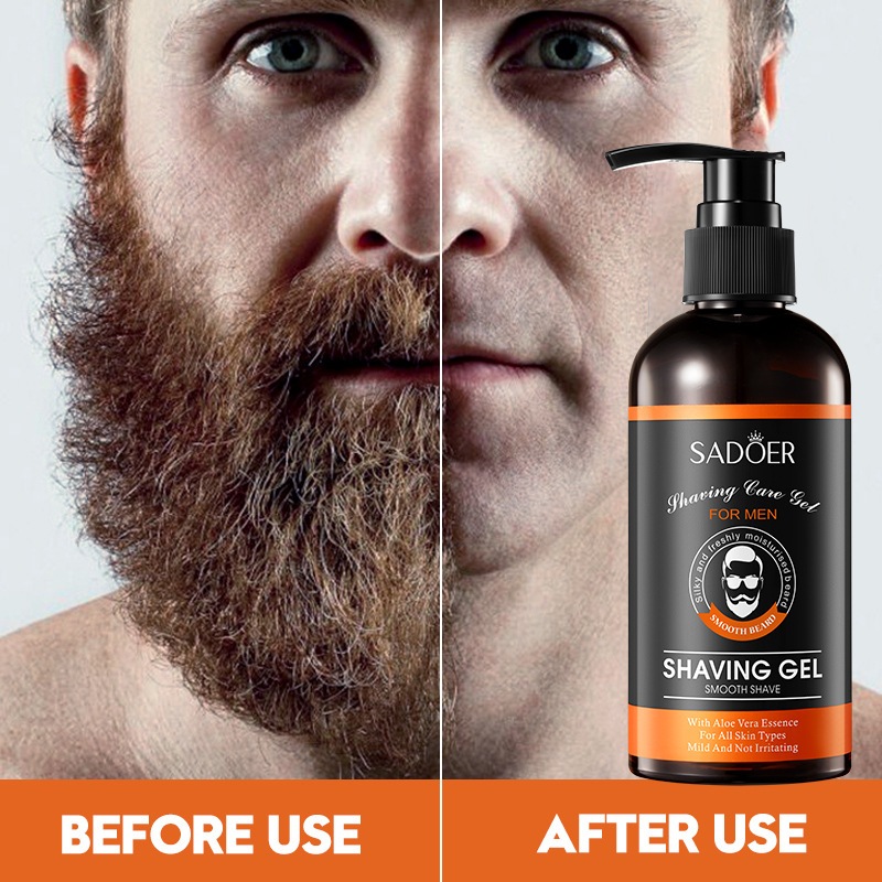 เจลโกนหนวด  SADOER Shavinh Gel 210ml.