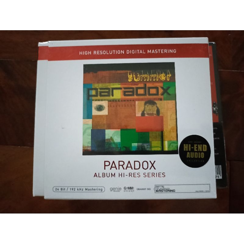 ซีดีเพลง cd music GMM GRAMMY CD Paradox Summer Album Hi-res Series  แผ่นใหม่