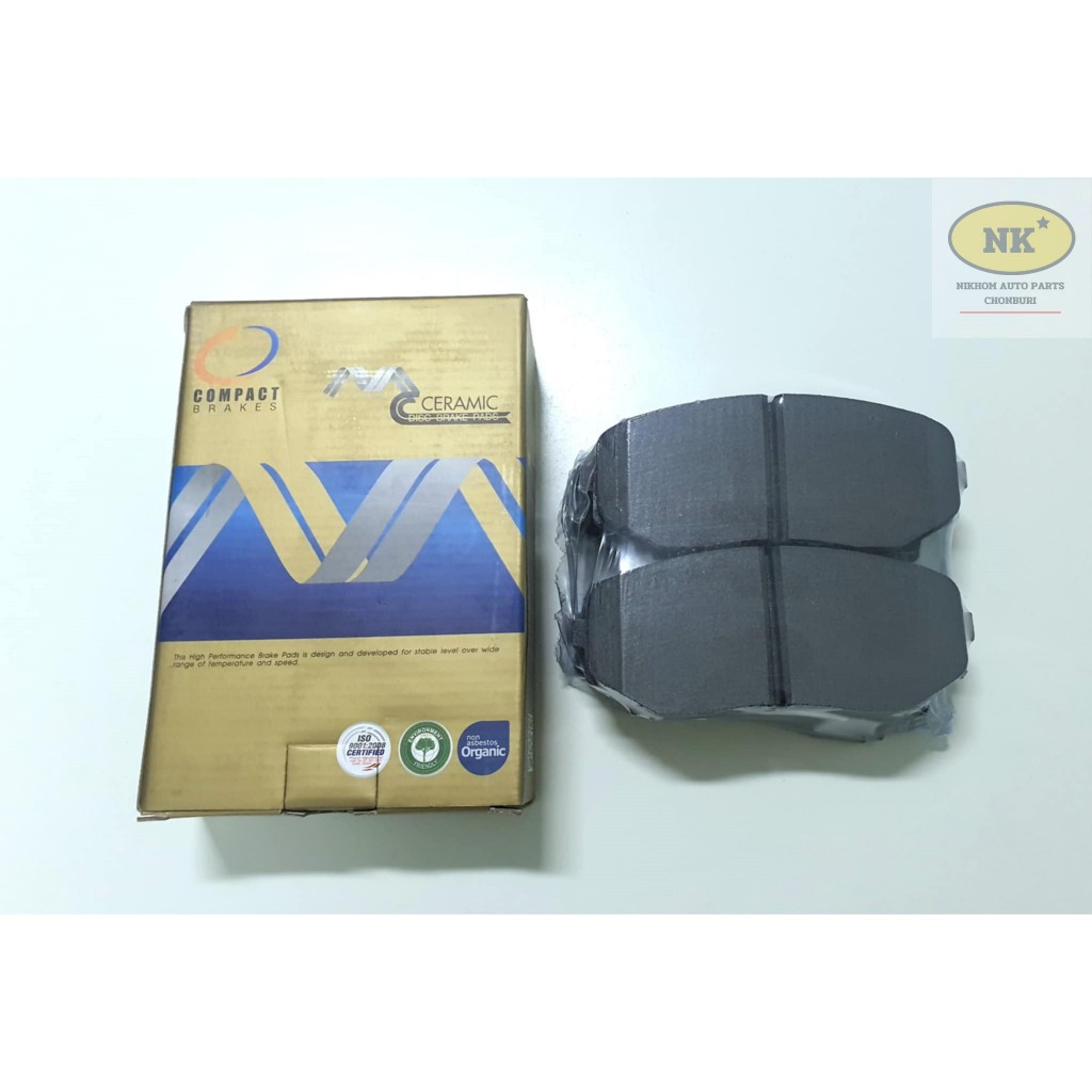 COMPACT ผ้าเบรคหน้า ดิสเบรคหน้า มิตซูบิชิ ไทรทัน 2WD, 4WD  19'-22' / Mitsubishi Triton 2WD, 4WD 19''