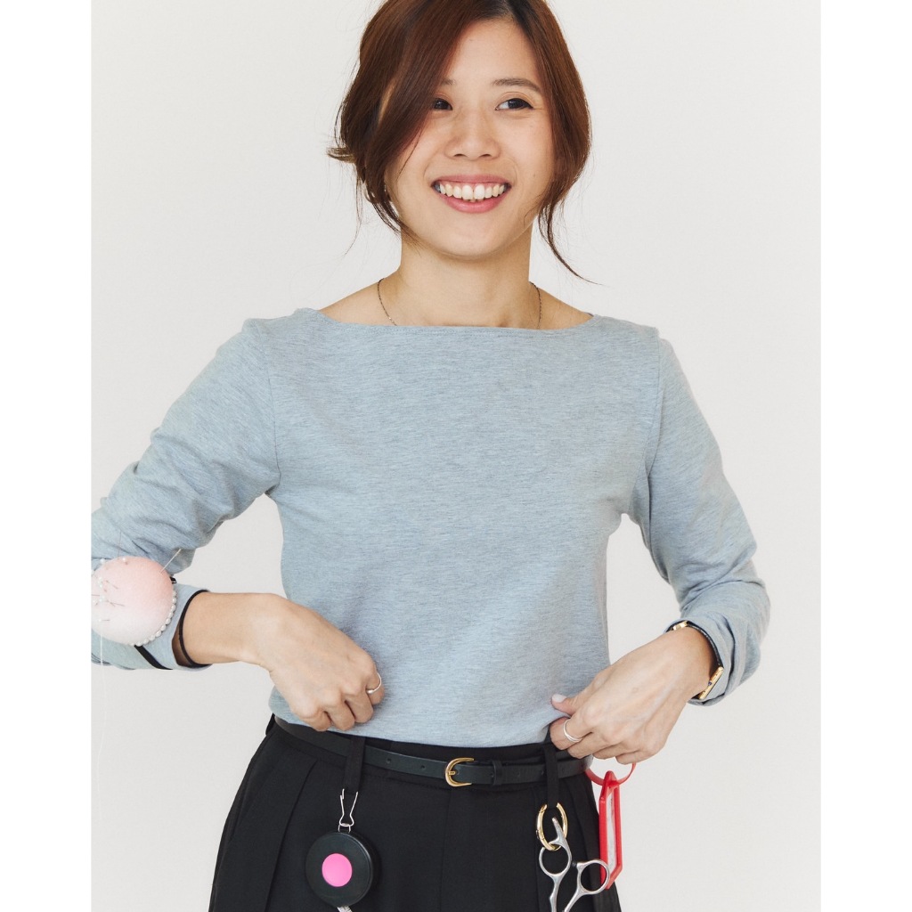 Pudee Kim  Tee เสื้อยืดแขนยาวคอปาด - รูปที่ 6