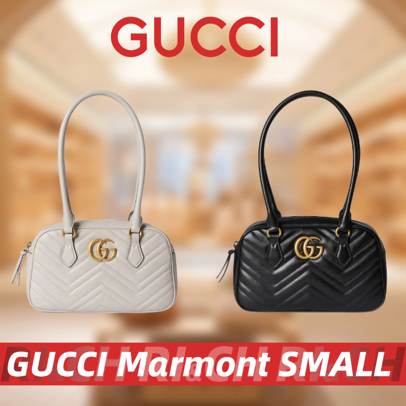 GUCCI GG MARMONT SMALL TOP HANDLE BAG#Rich ราคาถูกที่สุดใน Shopee แท้💯