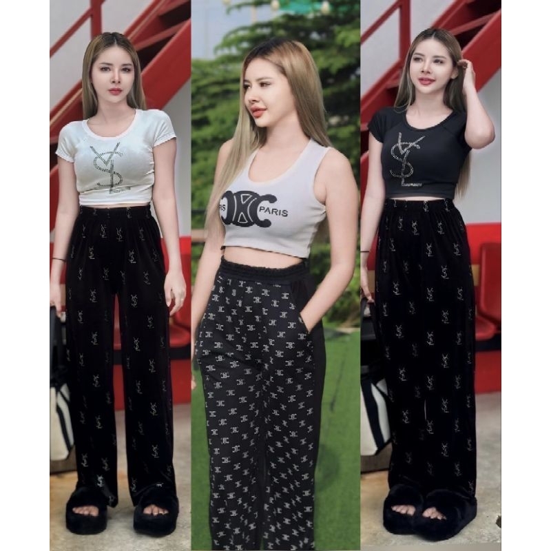 Set เสื้อพร้อมกางเกง สุดคุ้มนางแบบใส่งานจริง งานสวยมาก