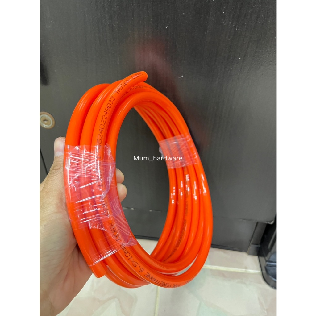 สายลมพียู สายตรง สายลมแบบแบ่งขาย (Polyurethane Air Hose) ราคาต่อ 5 เมตร!!!