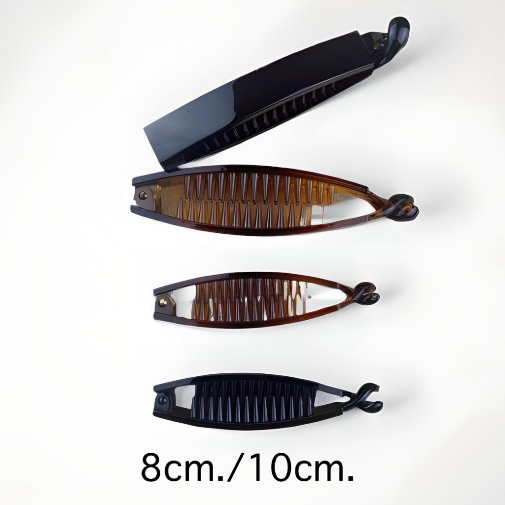 HC07-PT003 กิ๊บหนีบผม หางม้า กิ๊บกล้วย แบบปลายไขว้ ขนาดยาว 8cm.-10cm.วัสดุพรีเมี่ยม นำเข้าจากเกาหลี เรียบหรูดูดี