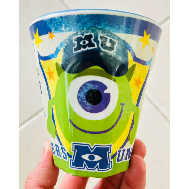 แก้วน้ำเมลานีน ลาย Mike Monster Inc (มือสอง)