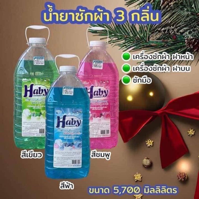 น้ำยาซักผ้าแบรนด์Haby