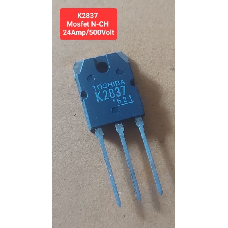 K2837 Mosfet N-CH  24Amp/500Volt