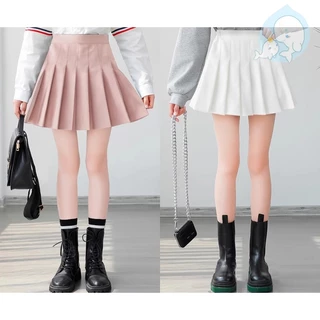 (พร้อมส่ง) กระโปรงพลีทสั้น สีพื้น สำหรับเด็ก 5-15 ปี กระโปรเทนนิส นักเรียนใส่ได้ น่ารัก BD#20
