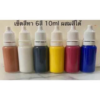 จัดเซ็ตผสมสี สีทาหนัง สีปิดรอย สีซ่อมกระเป๋า สีทากระเป๋าหนัง สีสปาหนัง