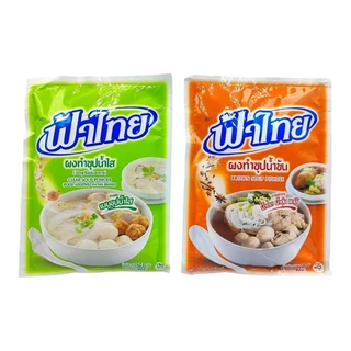 ผงทำน้ำซุป ซุปน้ำใส ซุปน้ำข้น ผงปรุงรส รสเห็ดหอม (เจ) ตรา ฟ้าไทย ขนาด 165 กรัม