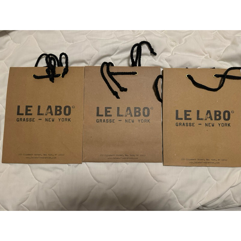 ถุงกระดาษน้ำหอม le labo