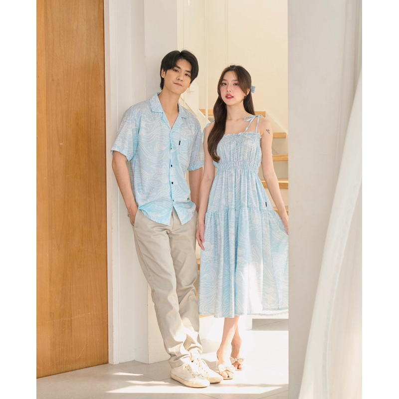 ใช้โค้ด 30% เชิ้ตเหลือตัวละ 245.- พร้อมส่ง!! Minimal Renren Set เชิ้ตแขนสั้น Shirt และ Dress