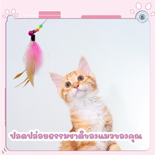 💎ของเล่นแมว แท่งทีเซอร์แมว สามารถถือด้วยมือและดูดซับได้💎
